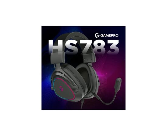 Наушники GamePro HS783 RGB Black (HS783), изображение 5 Наушники GamePro HS783 RGB Black (HS783), изображение 5