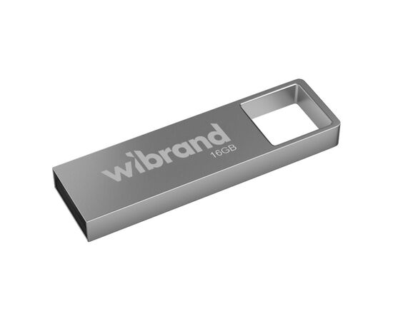 USB флеш накопичувач Wibrand 16GB Shark Silver USB 2.0 (WI2.0/SH16U4S)