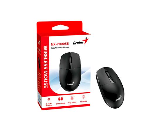 Мишка Genius NX-7000SE Wireless Black (31030032400), зображення 6 Мишка Genius NX-7000SE Wireless Black (31030032400), зображення 6