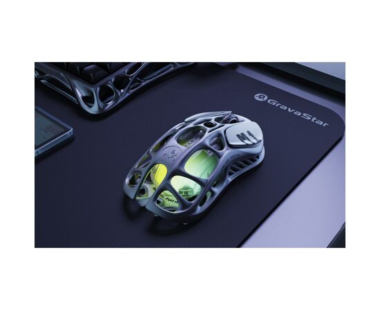 Мышка GravaStar Mercury M1 Pro magnesium alloy body BT/WL/USB-A RGB Gunmetal Gray (GRAVASTARM1PRO_GRY), изображение 8 Мышка GravaStar Mercury M1 Pro magnesium alloy body BT/WL/USB-A RGB Gunmetal Gray (GRAVASTARM1PRO_GRY), изображение 8