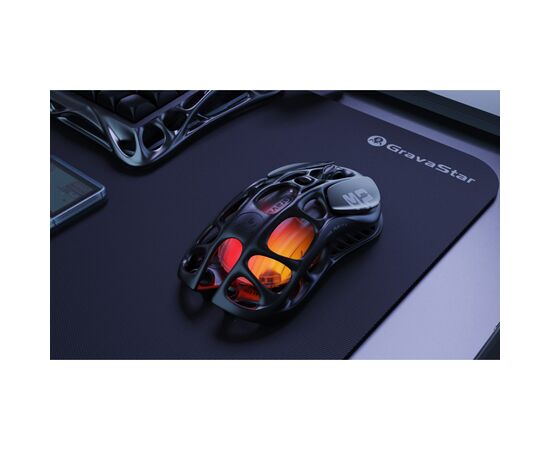Мышка GravaStar Mercury M2 BT/WL/USB-A RGB Black (GRAVASTARM2_BLK), изображение 4 Мышка GravaStar Mercury M2 BT/WL/USB-A RGB Black (GRAVASTARM2_BLK), изображение 4