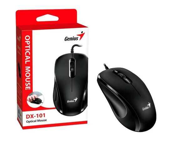 Мышка Genius DX-101 USB Black (31010026400), изображение 6 Мышка Genius DX-101 USB Black (31010026400), изображение 6