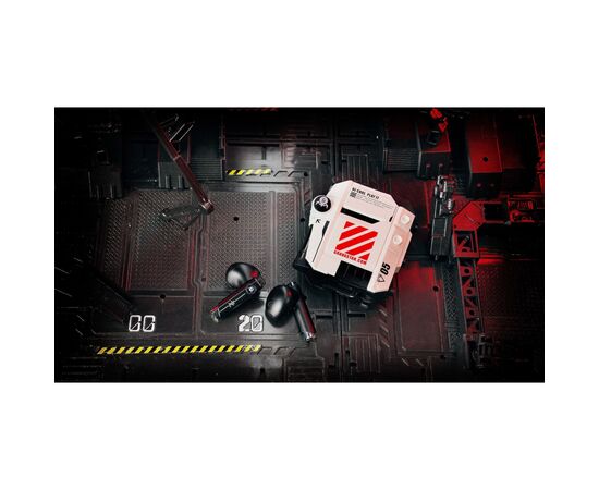 Наушники GravaStar Sirius P5 TWS BT 5.2 IPX4 Defense Mecha (GRAVASTARP5_MECHA_WHT_V2), изображение 5 Наушники GravaStar Sirius P5 TWS BT 5.2 IPX4 Defense Mecha (GRAVASTARP5_MECHA_WHT_V2), изображение 5