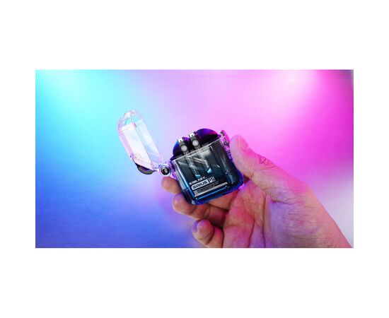 Наушники GravaStar Sirius P5 TWS BT 5.2 IPX4 Transparent Blue (GRAVASTARP5_XTAL_BLU_V2), изображение 7 Наушники GravaStar Sirius P5 TWS BT 5.2 IPX4 Transparent Blue (GRAVASTARP5_XTAL_BLU_V2), изображение 7