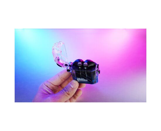 Наушники GravaStar Sirius P5 TWS BT 5.2 IPX4 Transparent Blue (GRAVASTARP5_XTAL_BLU_V2), изображение 8 Наушники GravaStar Sirius P5 TWS BT 5.2 IPX4 Transparent Blue (GRAVASTARP5_XTAL_BLU_V2), изображение 8