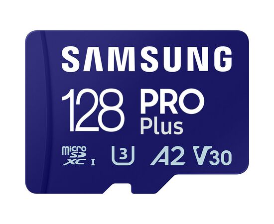 Карта памяти Samsung 128GB microSDXC calss 10 UHS-I V30 Pro Plus (MB-MD128SB/WW), изображение 2 Карта памяти Samsung 128GB microSDXC calss 10 UHS-I V30 Pro Plus (MB-MD128SB/WW), изображение 2