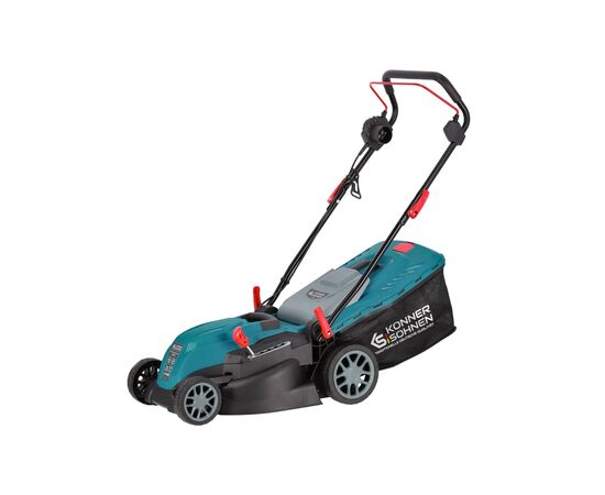 Газонокосарка Konner&Sohnen KS 38LM 1400Вт 38см 25-75мм 230 - 240В 40л 3250об/хв (KS38LM)