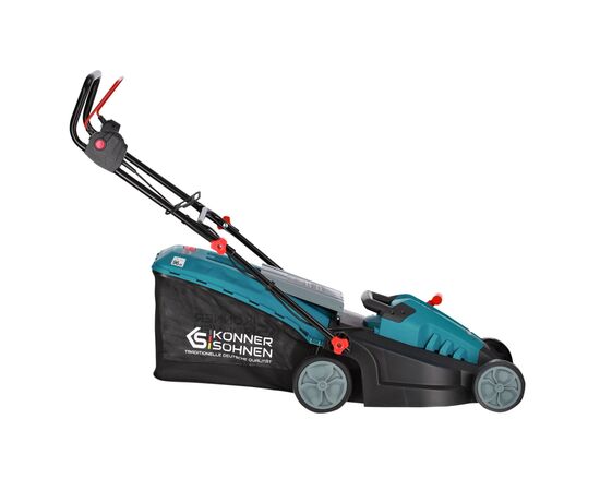 Газонокосарка Konner&Sohnen KS 38LM-BL 1400Вт 38см 25-65мм 230-240В 50л 3000об/хв (KS38LM-BL), зображення 4 Газонокосарка Konner&Sohnen KS 38LM-BL 1400Вт 38см 25-65мм 230-240В 50л 3000об/хв (KS38LM-BL), зображення 4