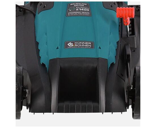 Газонокосарка Konner&Sohnen KS 38LM-BL 1400Вт 38см 25-65мм 230-240В 50л 3000об/хв (KS38LM-BL), зображення 6 Газонокосарка Konner&Sohnen KS 38LM-BL 1400Вт 38см 25-65мм 230-240В 50л 3000об/хв (KS38LM-BL), зображення 6