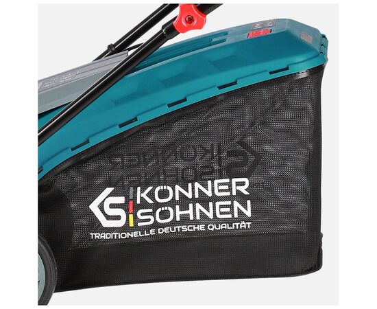 Газонокосарка Konner&Sohnen KS 38LM-BL 1400Вт 38см 25-65мм 230-240В 50л 3000об/хв (KS38LM-BL), зображення 7 Газонокосарка Konner&Sohnen KS 38LM-BL 1400Вт 38см 25-65мм 230-240В 50л 3000об/хв (KS38LM-BL), зображення 7