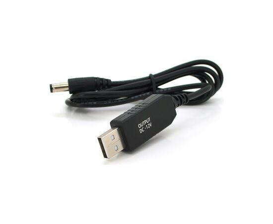 Кабель питания USB to DC 5.5x2.5 12V 1.0m OEM (29866) Voltronic (KPFR/5-12)