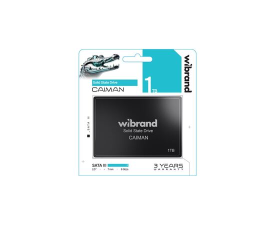 Накопитель SSD 2.5" 1TB Caiman Wibrand (WI2.5SSD/CA1TBST), изображение 2 Накопитель SSD 2.5" 1TB Caiman Wibrand (WI2.5SSD/CA1TBST), изображение 2