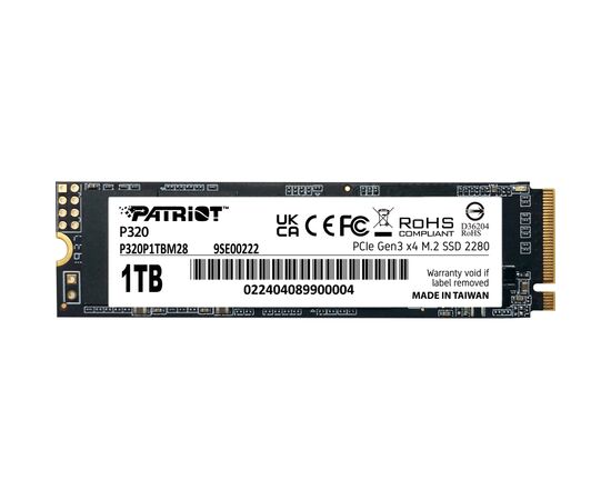 Накопитель SSD M.2 2280 1TB Patriot (P320P1TBM28)
