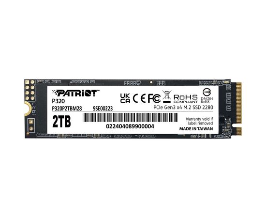 Накопитель SSD M.2 2280 2TB Patriot (P320P2TBM28)