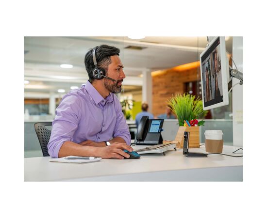 Наушники Poly Voyager Focus 2 USB-A Bluetooth Black (76U46AA), изображение 8