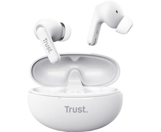 Навушники Trust Yavi Earbuds White (25172), зображення 2 Навушники Trust Yavi Earbuds White (25172), зображення 2