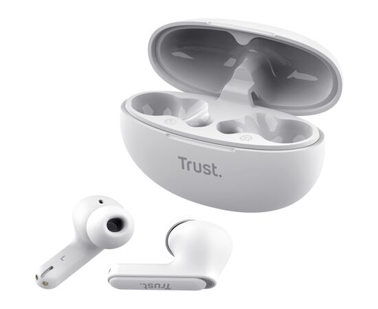 Навушники Trust Yavi Earbuds White (25172), зображення 3 Навушники Trust Yavi Earbuds White (25172), зображення 3