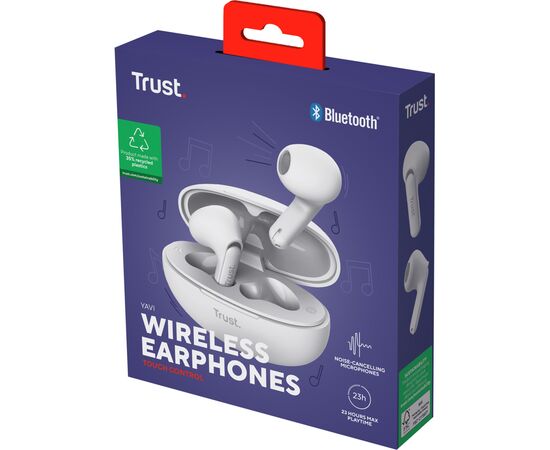 Навушники Trust Yavi Earphones White (25173), зображення 11 Навушники Trust Yavi Earphones White (25173), зображення 11