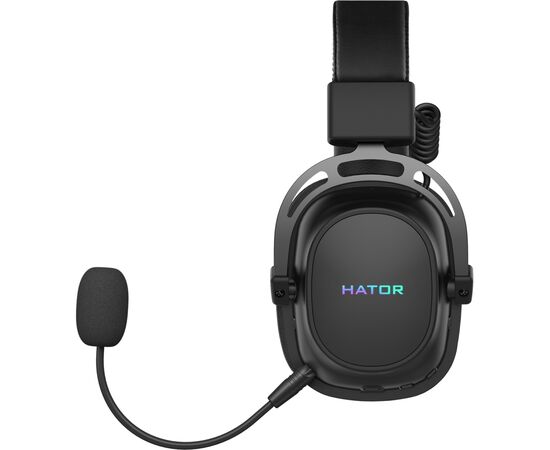 Наушники Hator Hypergang 2 Wireless Tri-Mode Black (HTA-950), изображение 3 Наушники Hator Hypergang 2 Wireless Tri-Mode Black (HTA-950), изображение 3