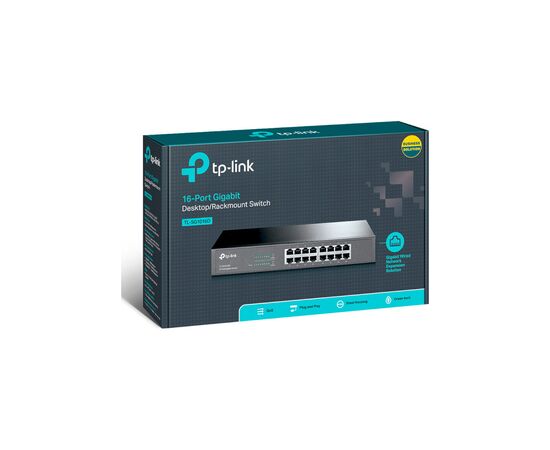 Коммутатор сетевой TP-Link TL-SG1016D, изображение 4 Коммутатор сетевой TP-Link TL-SG1016D, изображение 4
