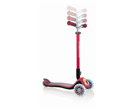 Самокат Globber Elite Prime Красный с подсветкой (444-802), изображение 2 Самокат Globber Elite Prime Красный с подсветкой (444-802), изображение 2