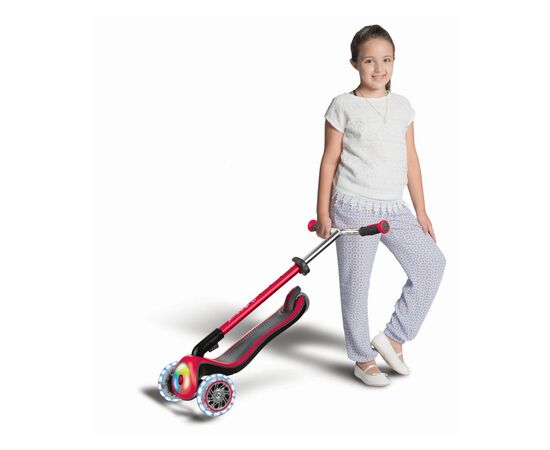 Самокат Globber Elite Prime Красный с подсветкой (444-802), изображение 4 Самокат Globber Elite Prime Красный с подсветкой (444-802), изображение 4