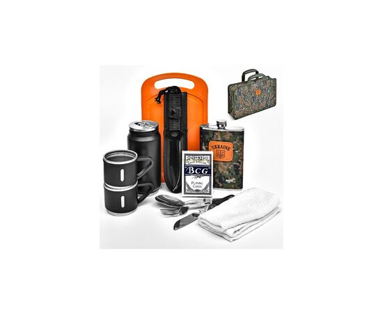 Набір для пікніка Stenson для мисливця/рибалки "Ukraine" 11пр/наб у камуфляжному кейсі (R31005), зображення 2 Набір для пікніка Stenson для мисливця/рибалки "Ukraine" 11пр/наб у камуфляжному кейсі (R31005), зображення 2