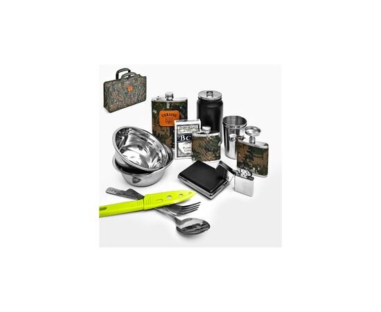 Набір для пікніка Stenson для мисливця/рибалки "Ukraine" 15пр/наб у камуфляжному кейсі (R31007), зображення 2 Набір для пікніка Stenson для мисливця/рибалки "Ukraine" 15пр/наб у камуфляжному кейсі (R31007), зображення 2
