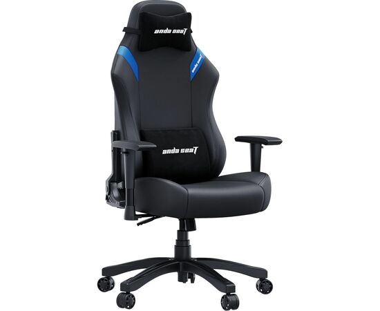 Кресло игровое Anda Seat Luna Size L Black/Blue (AD18-44-BS-PV), изображение 2 Кресло игровое Anda Seat Luna Size L Black/Blue (AD18-44-BS-PV), изображение 2