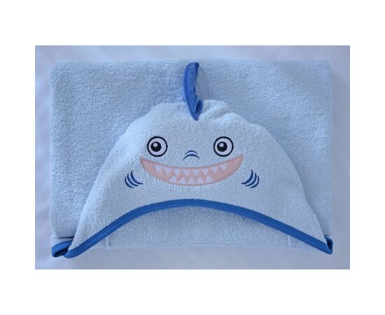 Пеленки для младенцев Верес Пеленка для купания Baby Veres "Shark blue" 80*120 (190.52), изображение 4 Пеленки для младенцев Верес Пеленка для купания Baby Veres "Shark blue" 80*120 (190.52), изображение 4