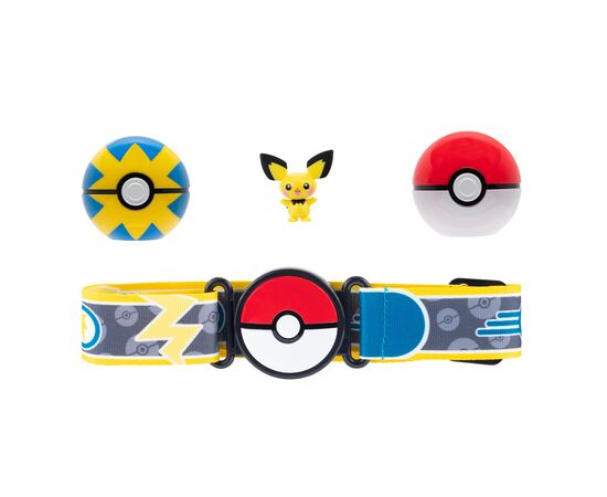 Игровой набор Pokemon W15 - Пояс с покеболами Пичу (PKW3643), изображение 2