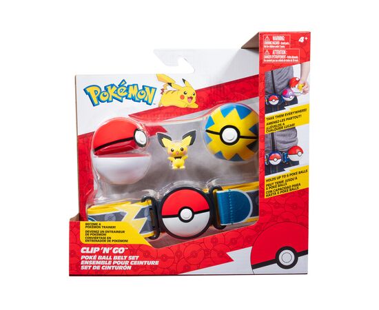 Игровой набор Pokemon W15 - Пояс с покеболами Пичу (PKW3643)