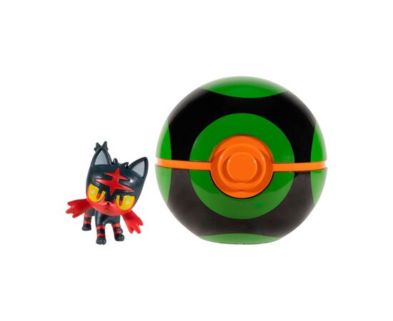 Игровой набор Pokemon W16 - Литтен в покеболе (PKW3147), изображение 3 Игровой набор Pokemon W16 - Литтен в покеболе (PKW3147), изображение 3