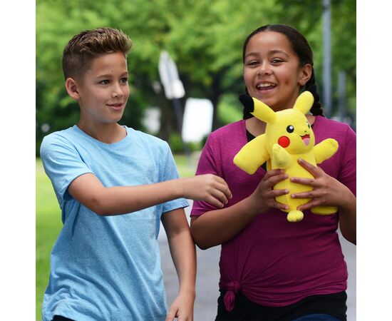 Интерактивная игрушка Pokemon мягкая – Пикачу 25 см (PKW4185), изображение 7 Интерактивная игрушка Pokemon мягкая – Пикачу 25 см (PKW4185), изображение 7