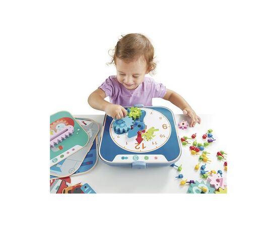 Игровой набор Hape Увлекательные шестерни (E1065), изображение 8 Игровой набор Hape Увлекательные шестерни (E1065), изображение 8