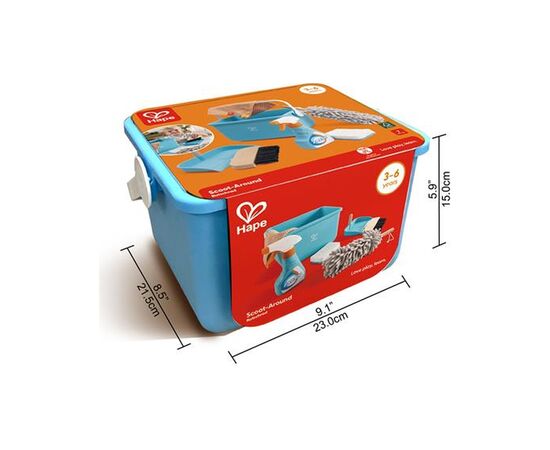 Игровой набор Hape Уборка (E3054), изображение 2 Игровой набор Hape Уборка (E3054), изображение 2