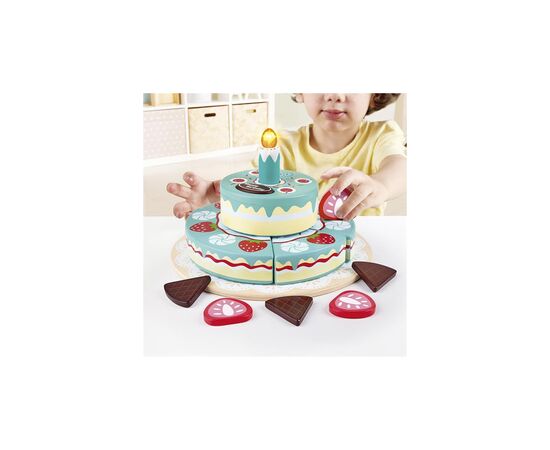 Ігровий набір Hape Інтерактивна іграшка торт на день народження (E3180), зображення 5