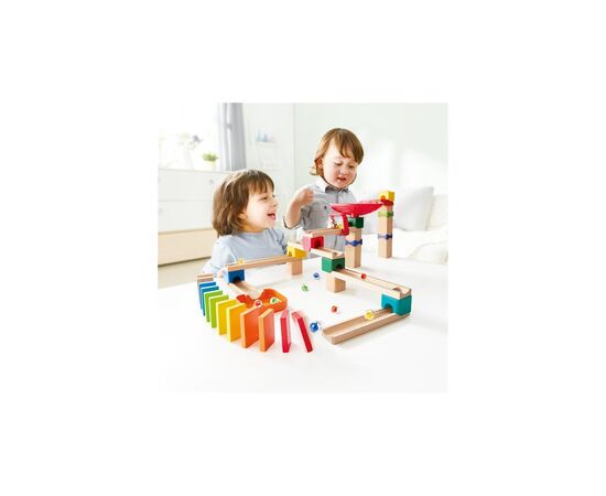 Конструктор Hape лабиринт Marble Run Множество дорожек 50 элементов (E1102)