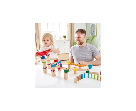 Конструктор Hape лабиринт Marble Run Гоночная трасса 81 элементов (E1101), изображение 3 Конструктор Hape лабиринт Marble Run Гоночная трасса 81 элементов (E1101), изображение 3