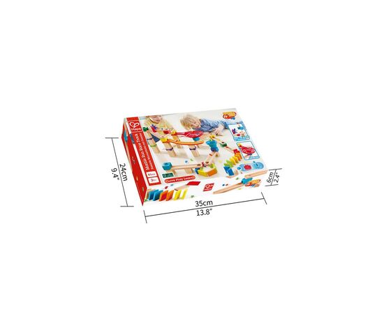 Конструктор Hape лабиринт Marble Run Гоночная трасса 81 элементов (E1101), изображение 4 Конструктор Hape лабиринт Marble Run Гоночная трасса 81 элементов (E1101), изображение 4