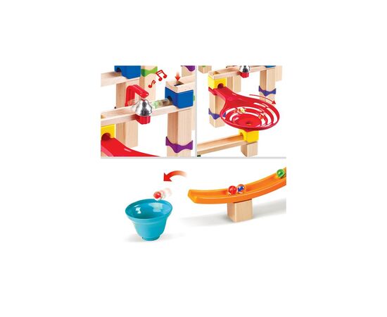 Конструктор Hape лабиринт Marble Run Трюки и повороты 129 элементов (E1100), изображение 3 Конструктор Hape лабиринт Marble Run Трюки и повороты 129 элементов (E1100), изображение 3