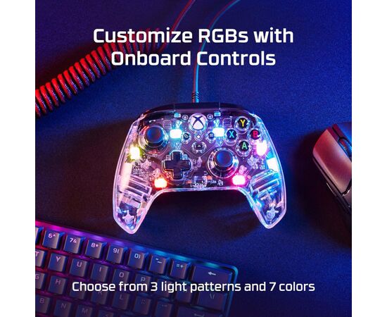Геймпад HyperX Clutch Gladiate RGB for PC/Xbox Clear (7D6H2AA), зображення 10 Геймпад HyperX Clutch Gladiate RGB for PC/Xbox Clear (7D6H2AA), зображення 10