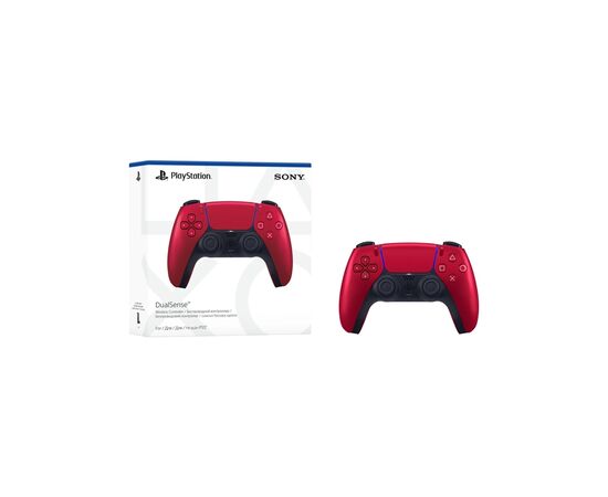 Геймпад Sony Playstation DualSense Bluetooth PS5 Cobalt Volcanic Red (1000040191), изображение 5 Геймпад Sony Playstation DualSense Bluetooth PS5 Cobalt Volcanic Red (1000040191), изображение 5