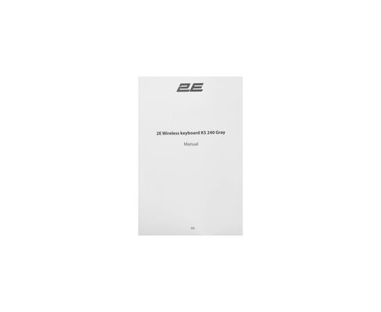Клавиатура 2E KS240 Wireless USB/Bluetooth UA Grey (2E-KS240WG_UA), изображение 8 Клавиатура 2E KS240 Wireless USB/Bluetooth UA Grey (2E-KS240WG_UA), изображение 8