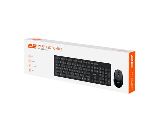 Комплект 2E MK420 Wireless UA Black (2E-MK420WB_UA), зображення 11 Комплект 2E MK420 Wireless UA Black (2E-MK420WB_UA), зображення 11