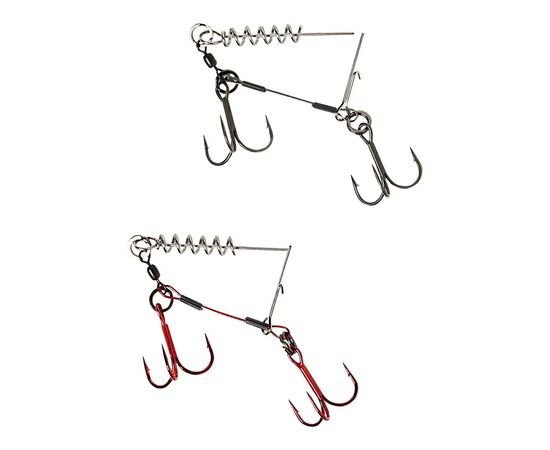 Оснастка Savage Gear Carbon49 Corkscrew Stinger 2x2/0 31kg (2 шт/уп.) (1854.09.74)