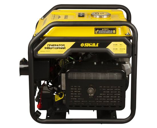 Генератор Sigma инверторный, 5.5/6.0kW, 15л, с выводом под АВР (5710771), изображение 5 Генератор Sigma инверторный, 5.5/6.0kW, 15л, с выводом под АВР (5710771), изображение 5
