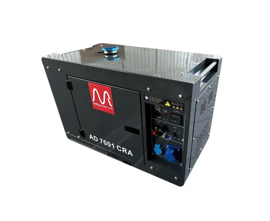 Генератор Metier AD7001CRA дизель 230В 6,0kW бак-15л, эл.старт (AD7001CRA), изображение 3 Генератор Metier AD7001CRA дизель 230В 6,0kW бак-15л, эл.старт (AD7001CRA), изображение 3