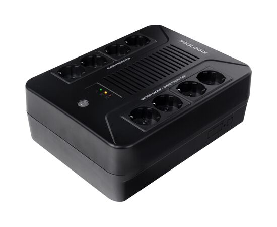 Источник бесперебойного питания Prologix 650VA 360W (PLP650VA8LED), изображение 2 Источник бесперебойного питания Prologix 650VA 360W (PLP650VA8LED), изображение 2
