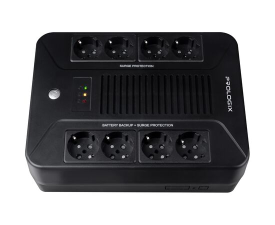 Источник бесперебойного питания Prologix 850VA 480W (PLP850VA8LED), изображение 3 Источник бесперебойного питания Prologix 850VA 480W (PLP850VA8LED), изображение 3